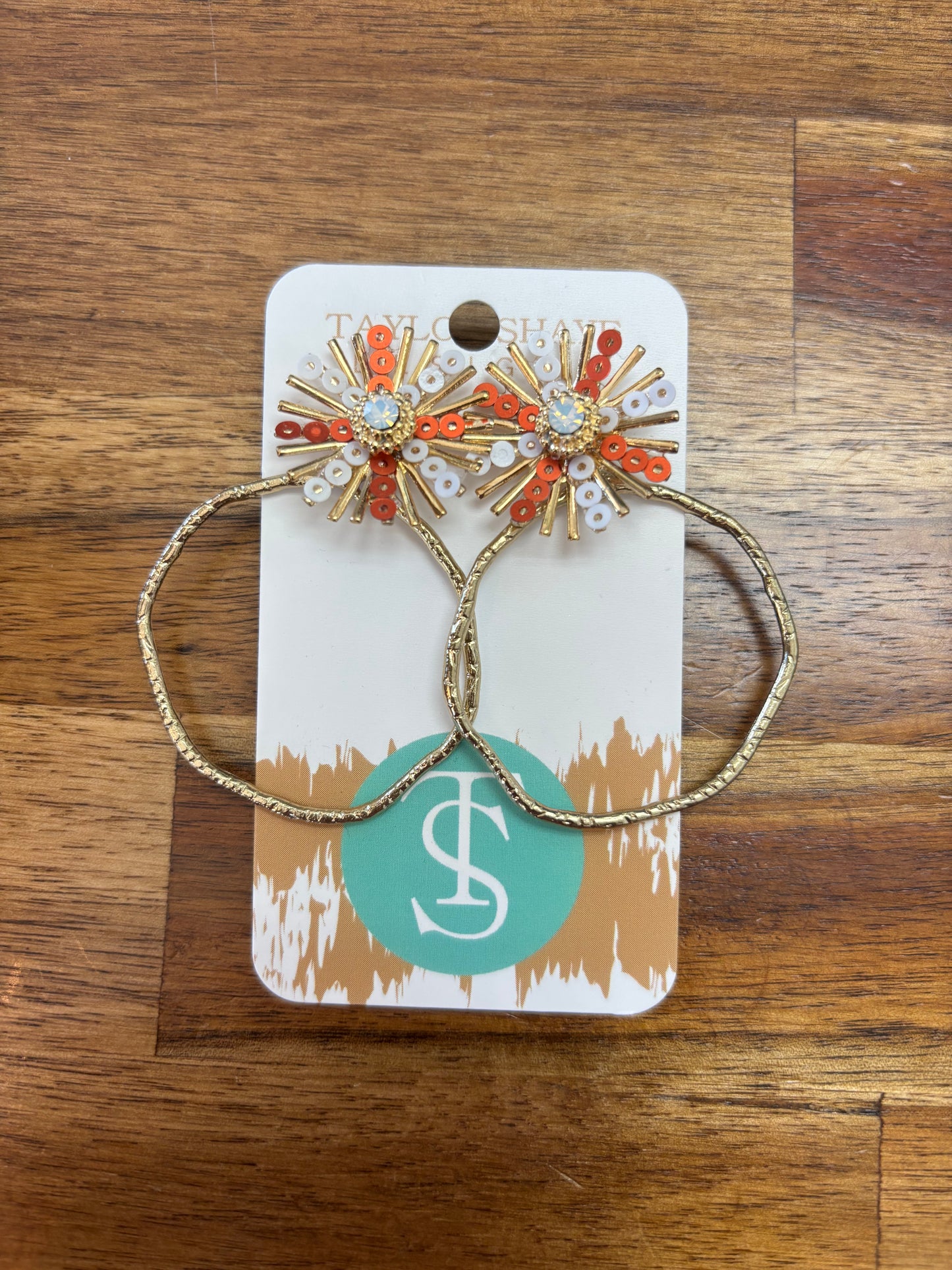 Sunburst Hoop-Orange