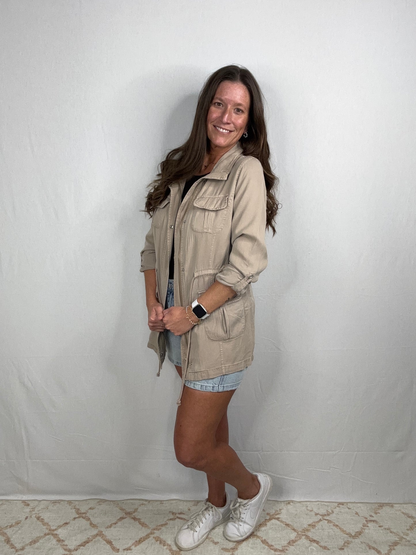 Taupe Anorak Jacket