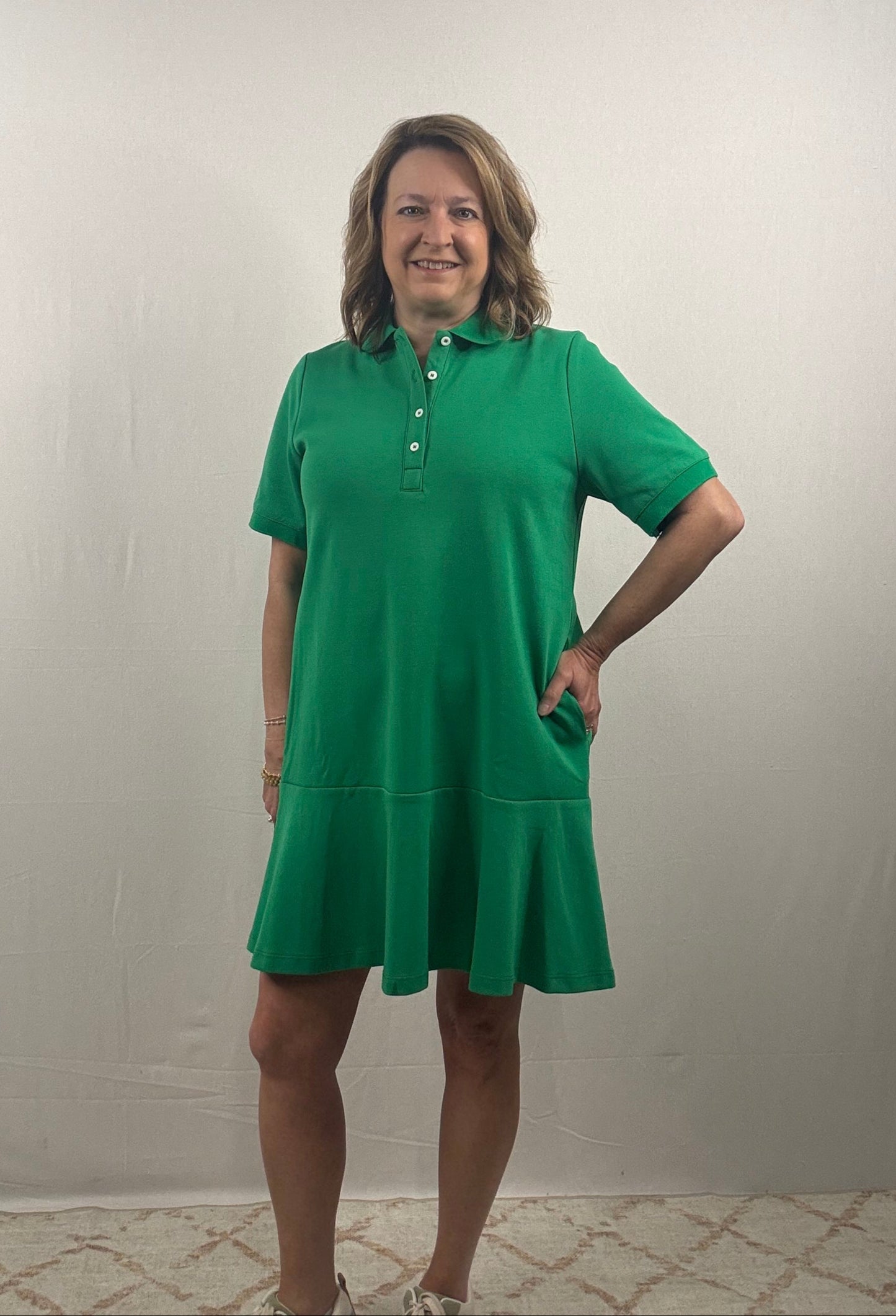 Green Polo Dress