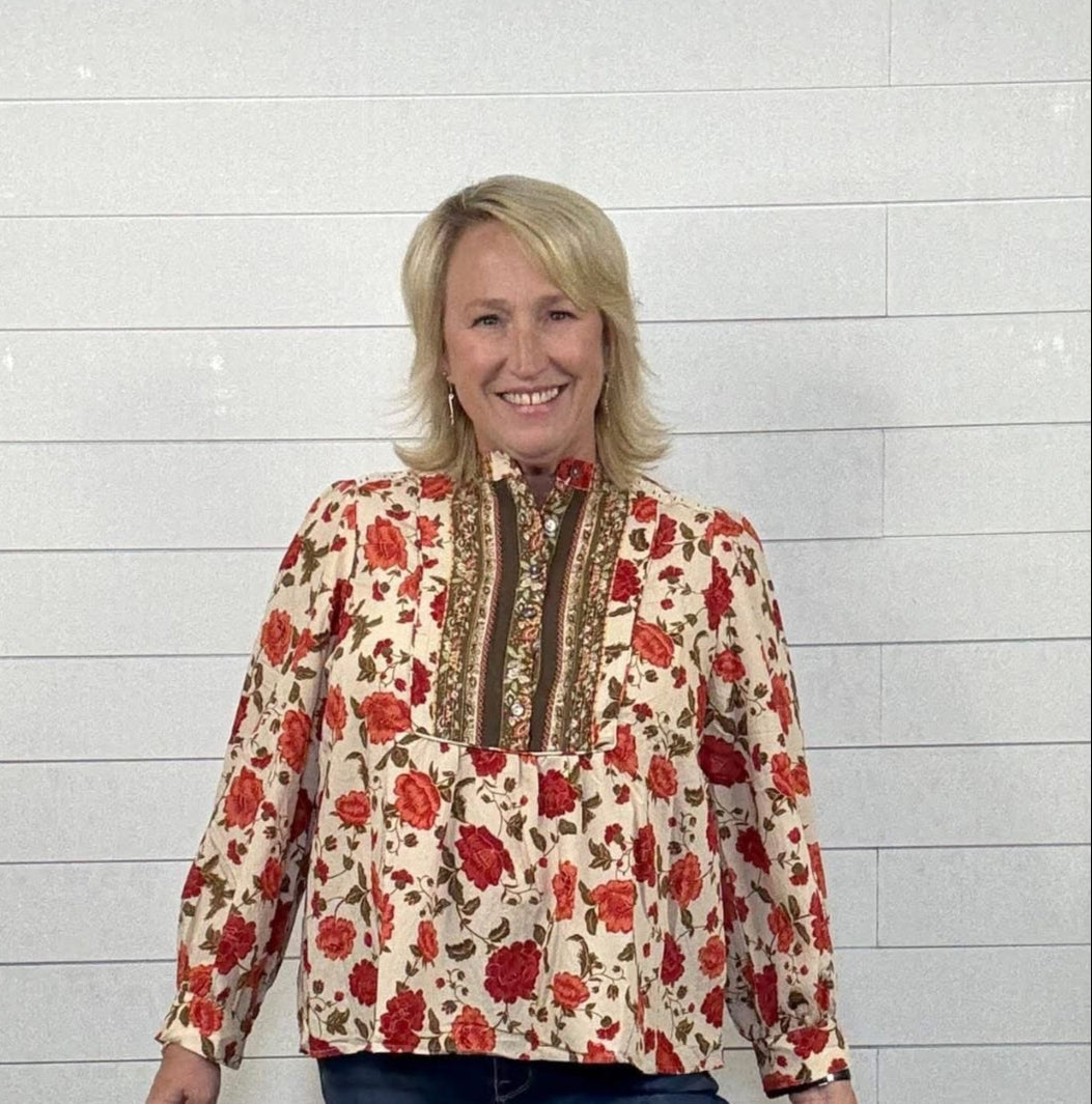 Wildflower & Lace Blouse