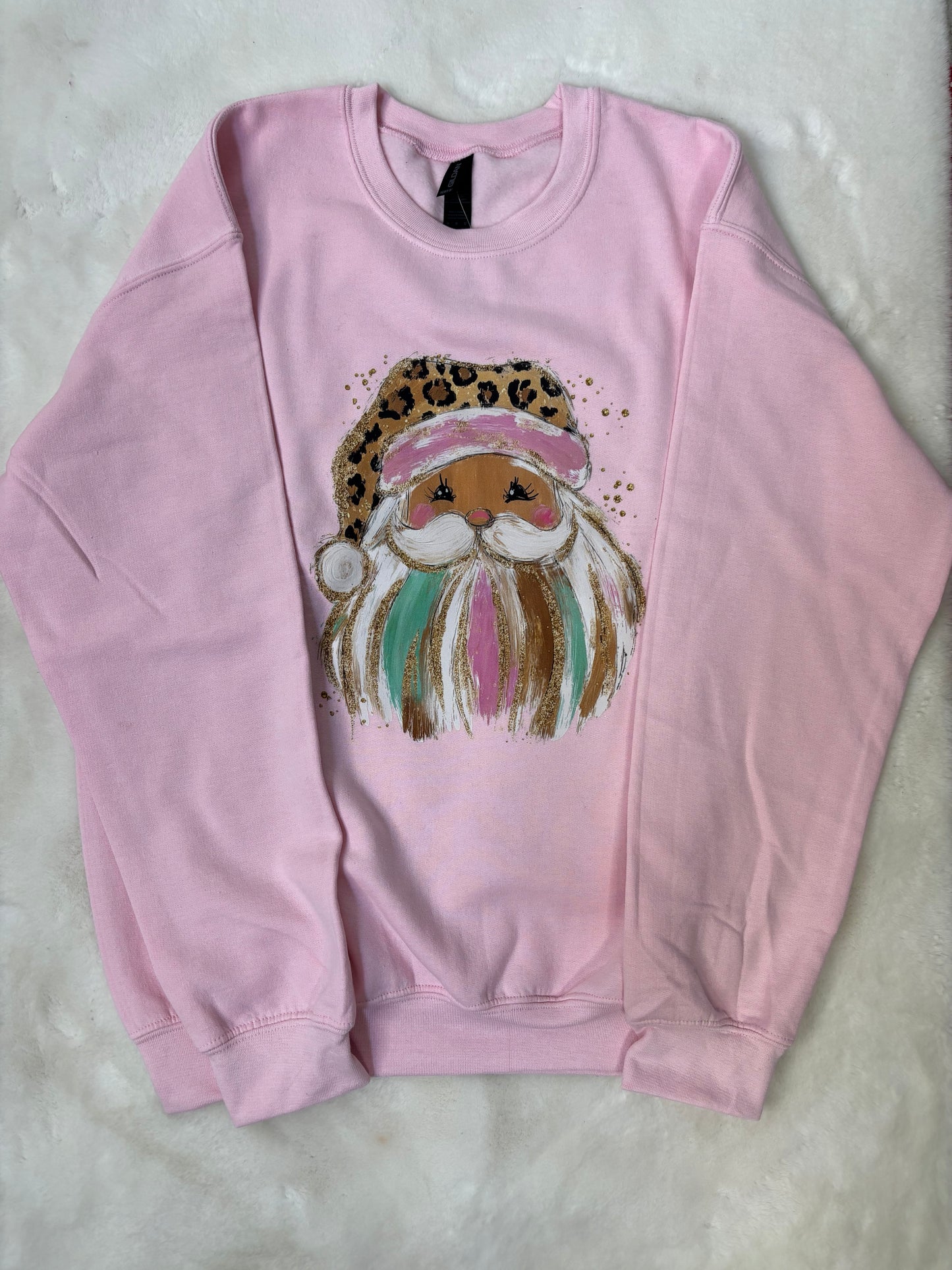 Brushstroke Santa Sweatshirt