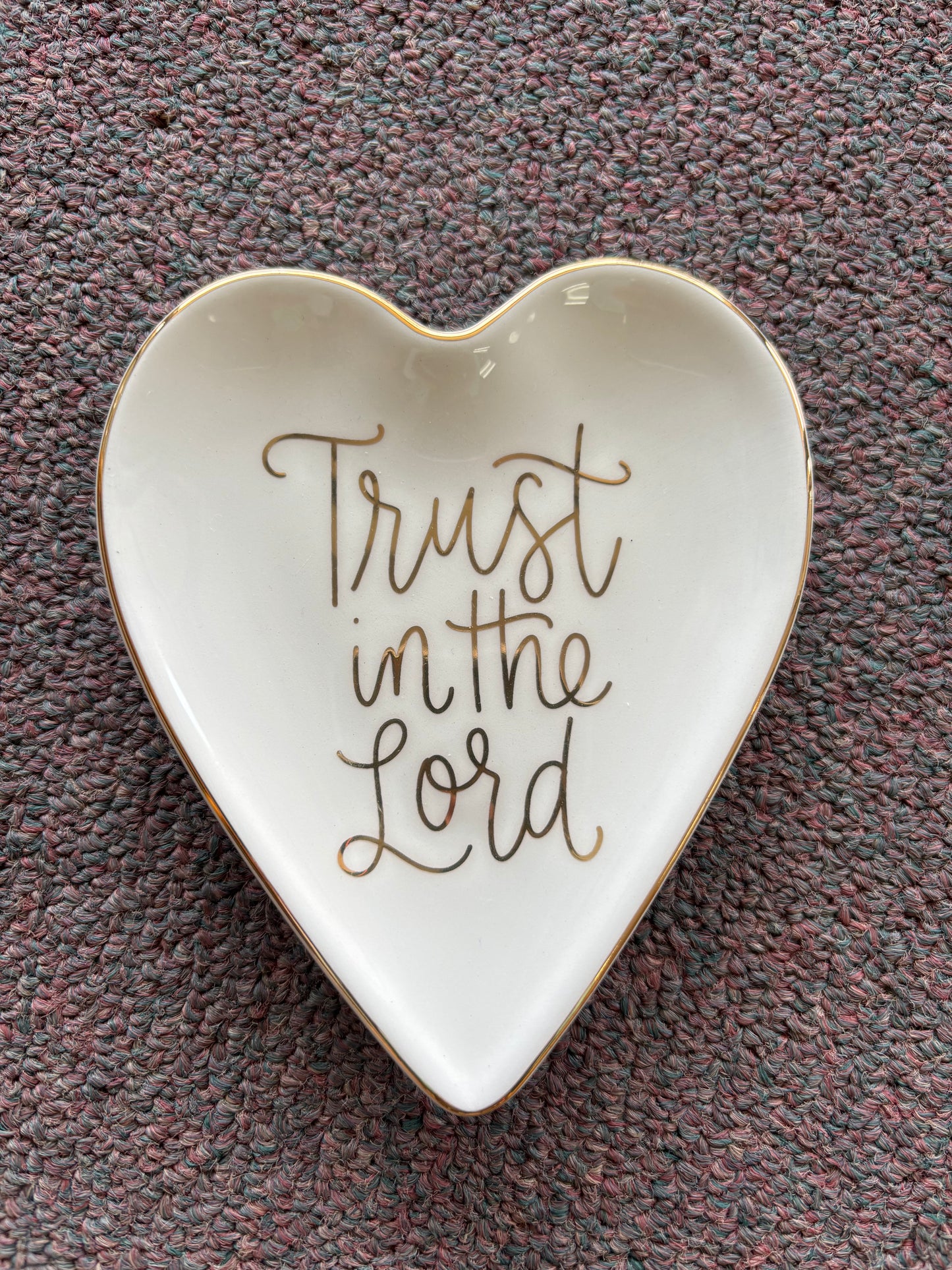 Trust In The Lord Trinket Tray