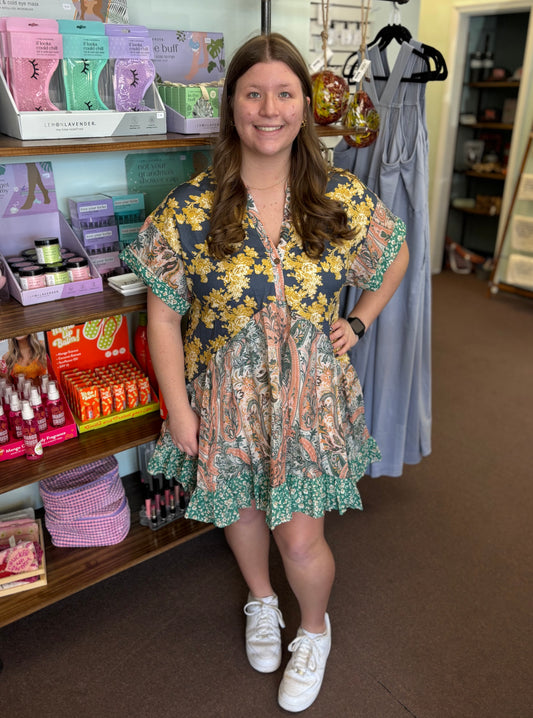 Multi Floral Dress