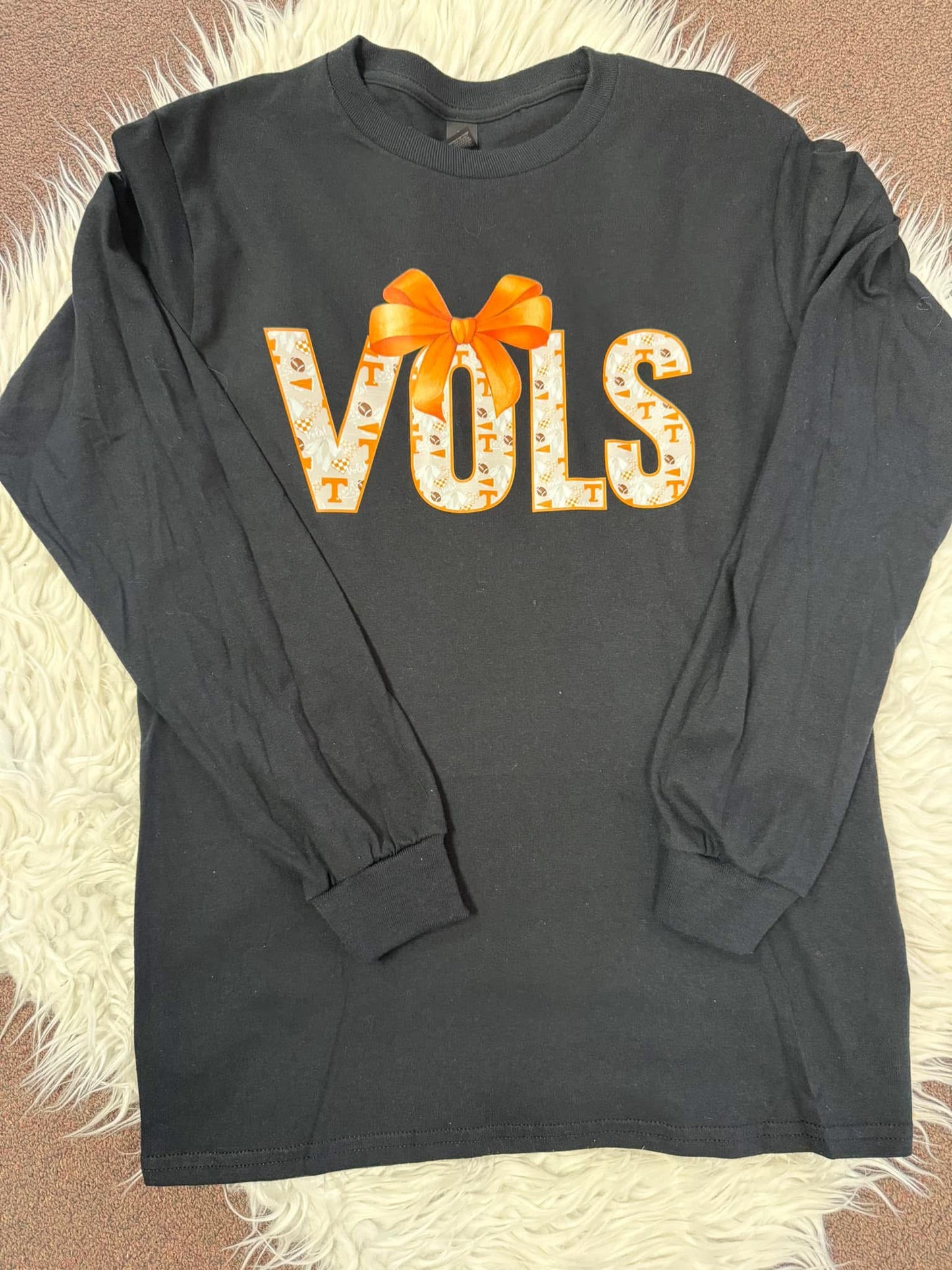 Vols Preppy Bow LS Tee