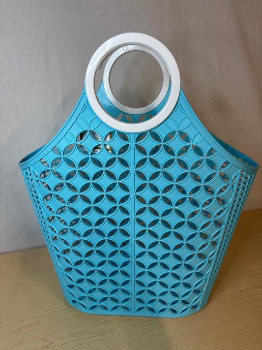 Turquoise Collins Beach Bag