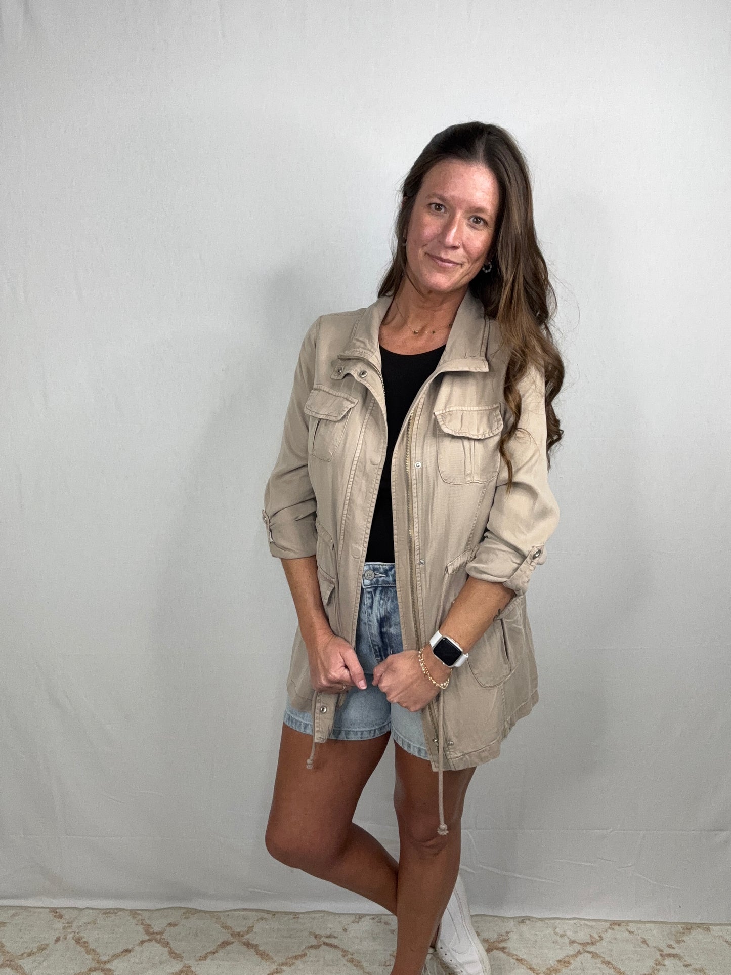 Taupe Anorak Jacket