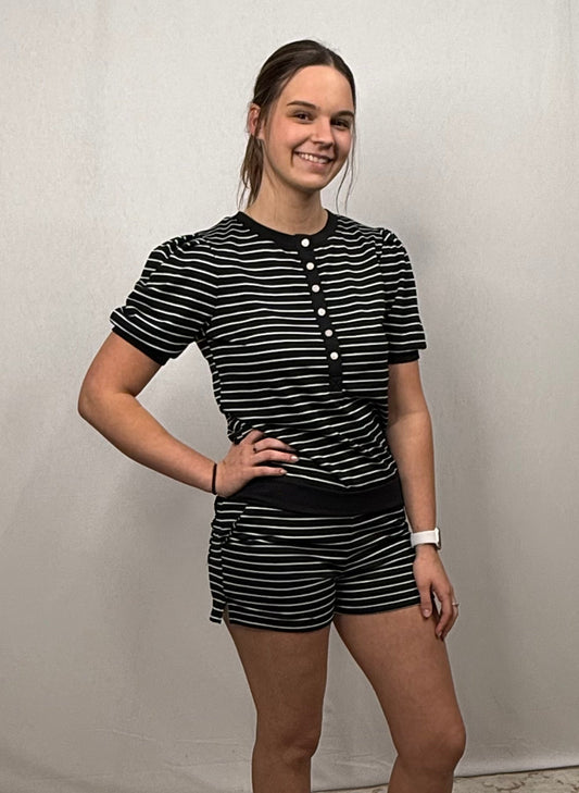 Black & White Short Set