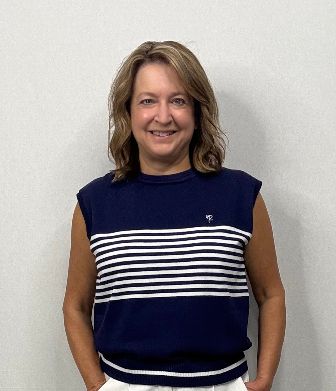 Navy Pier Knit Tank