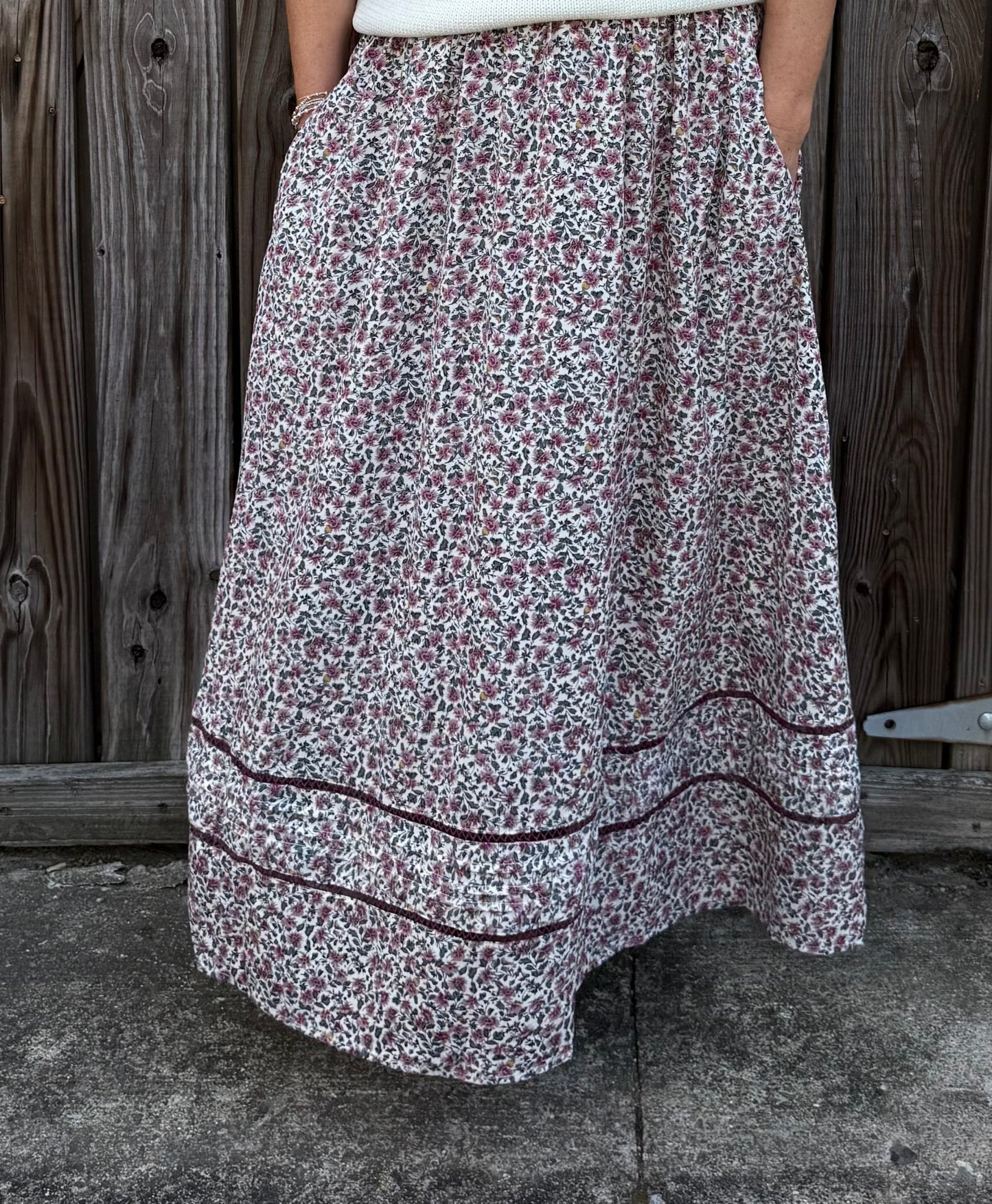 Floral Maxi Skirt