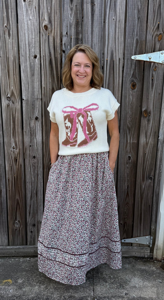Floral Maxi Skirt