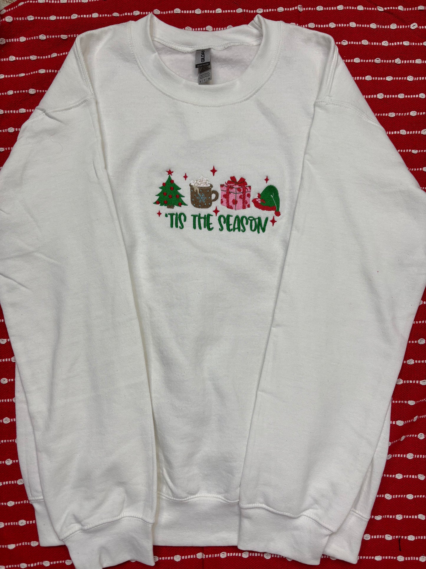 Embroidered Tis the Season