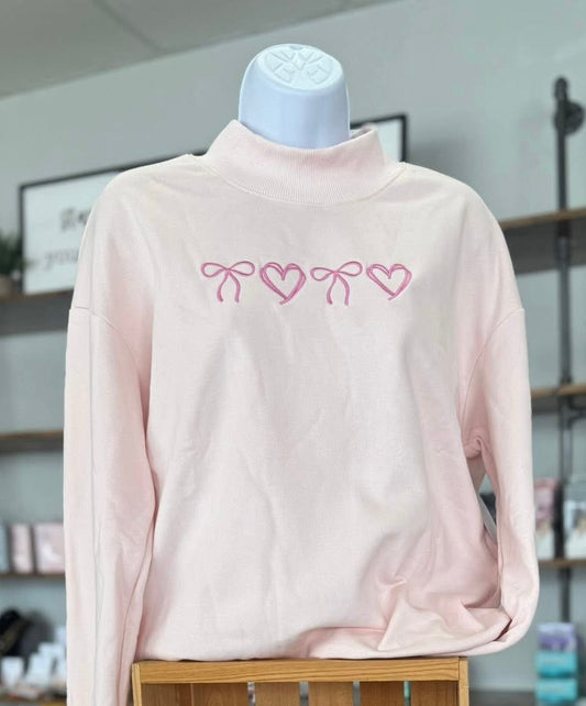 Bow/Heart Sweatshirt