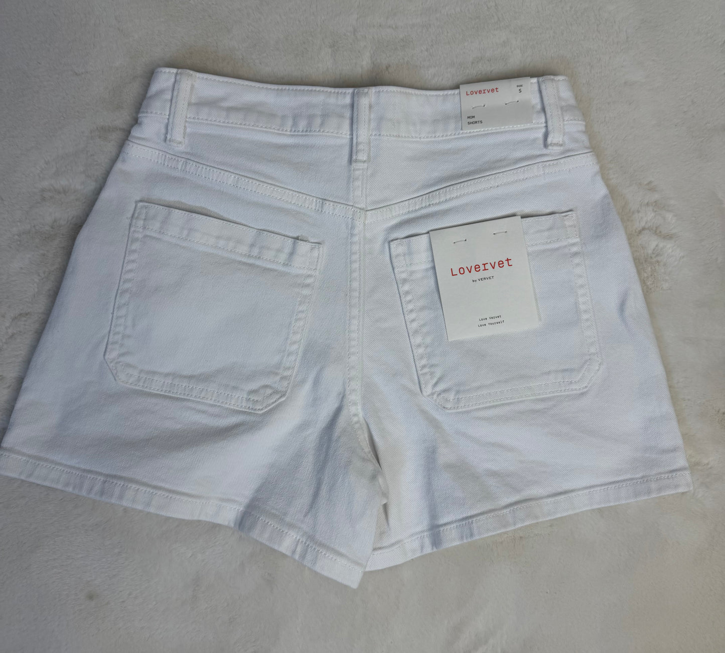 White Denim Shorts