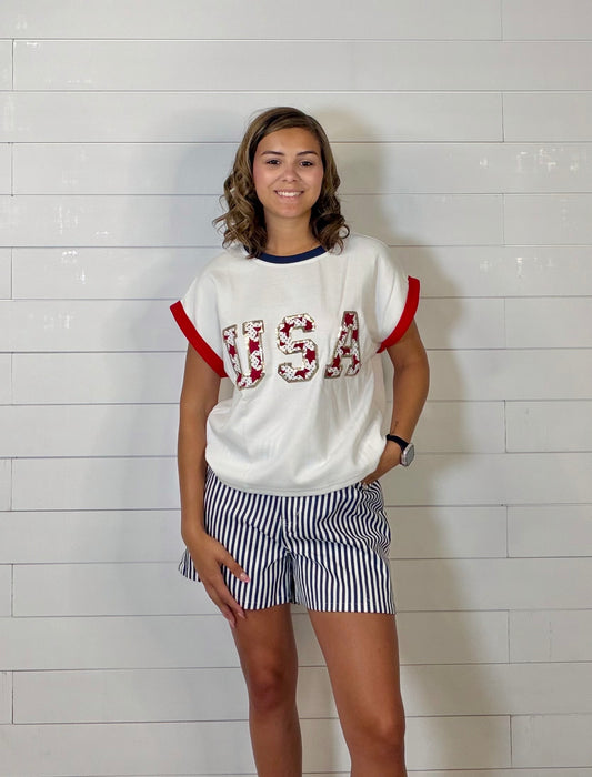 USA Patched Top