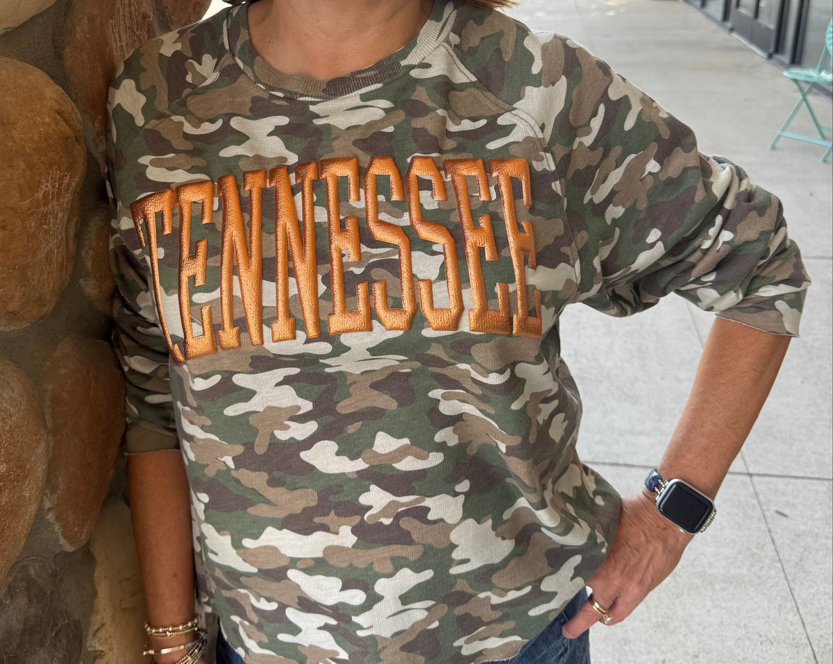 TN Puffy Camo LS Tee