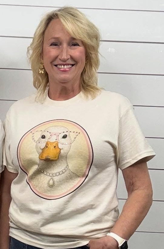Rhinestone Goose Tee