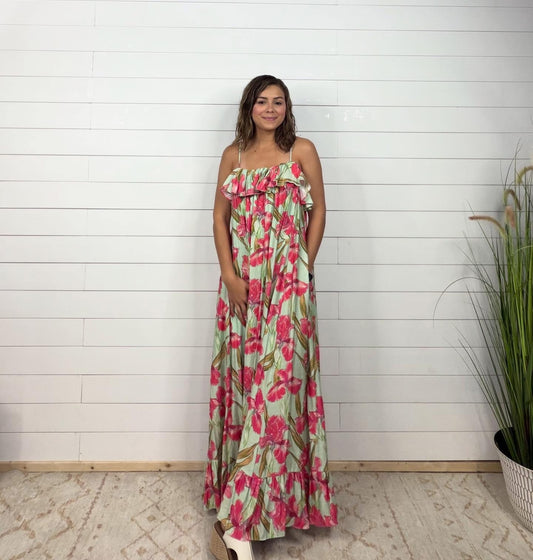 blue daisy embroidered palmerston dress The Avery Dress in Light Blue Duchess 6 / Light Blue Duchess