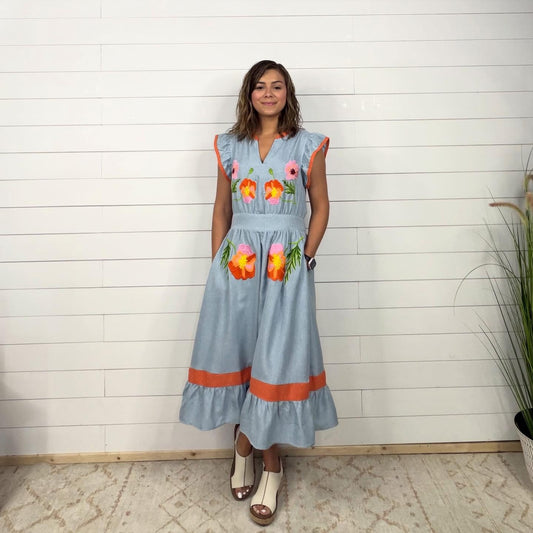 Dresses Blue Daisy Home Sweet Home Dresses Blue Daisy Home Sweet Home