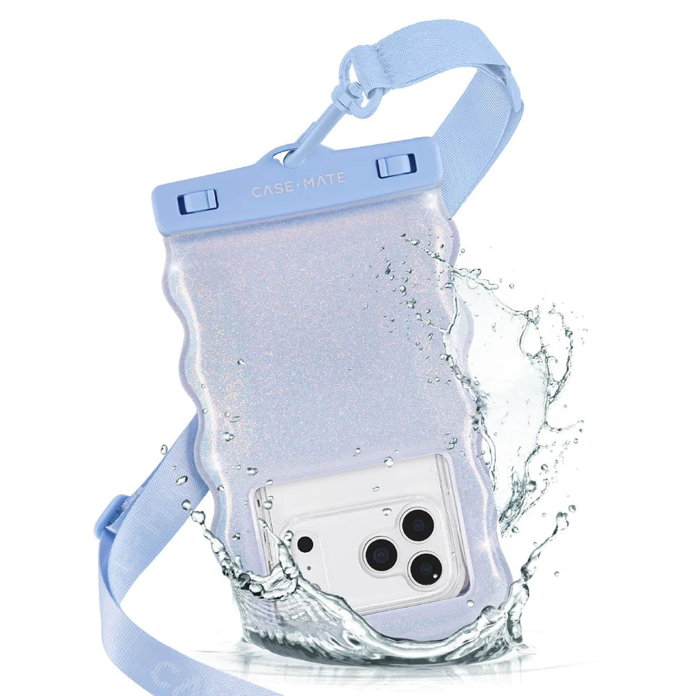 Wavy Waterproof Phone Pouch