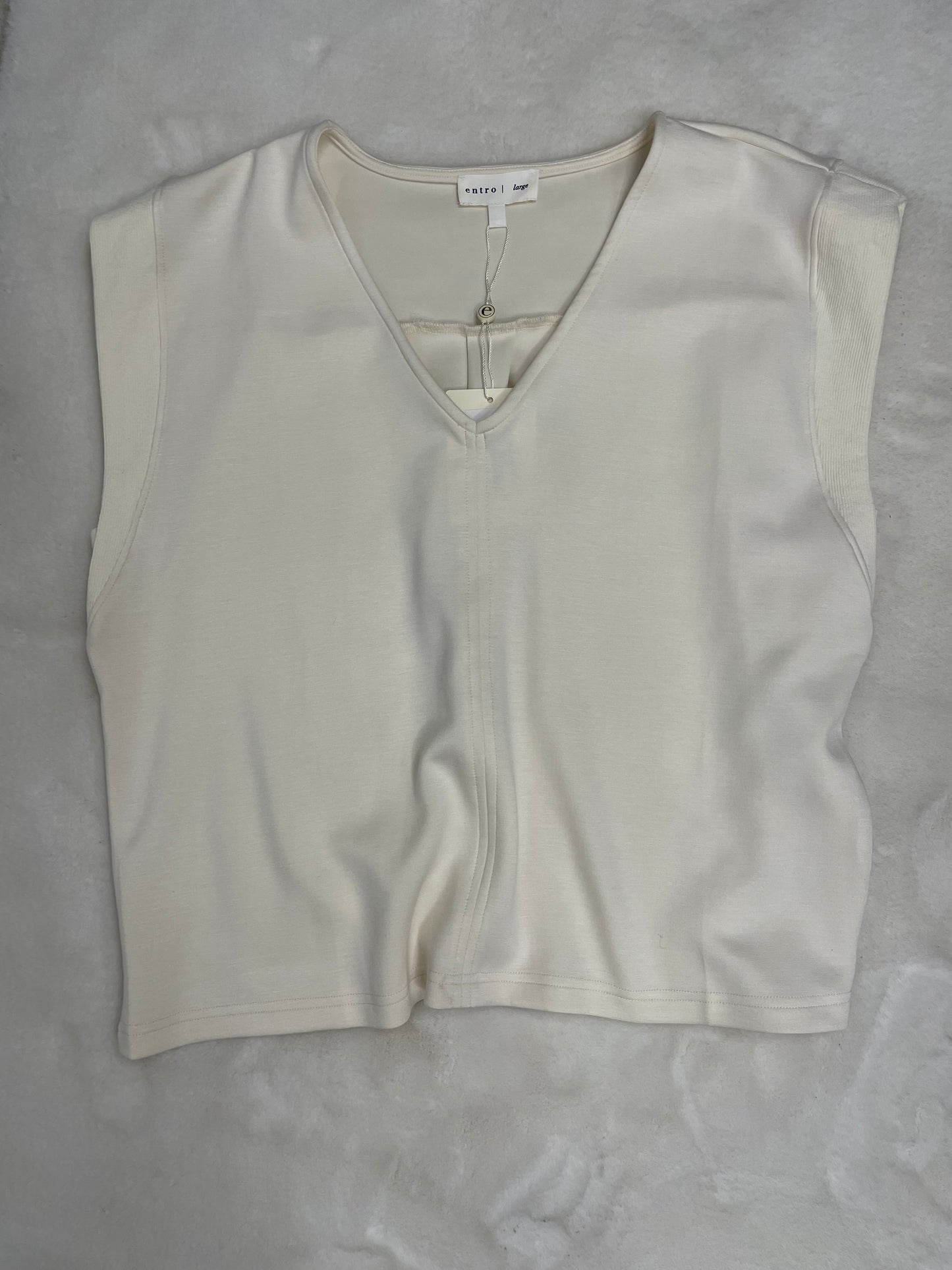 Sleeveless Vneck Top